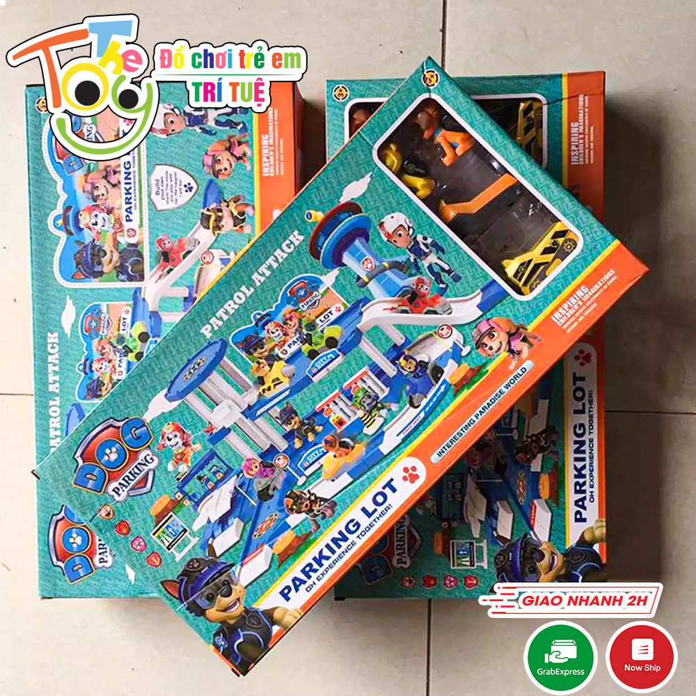 Bộ đồ chơi lắp ráp mô hình đội chó cứu hộ Đồ Chơi Trẻ Em Trí Tuệ The Toy