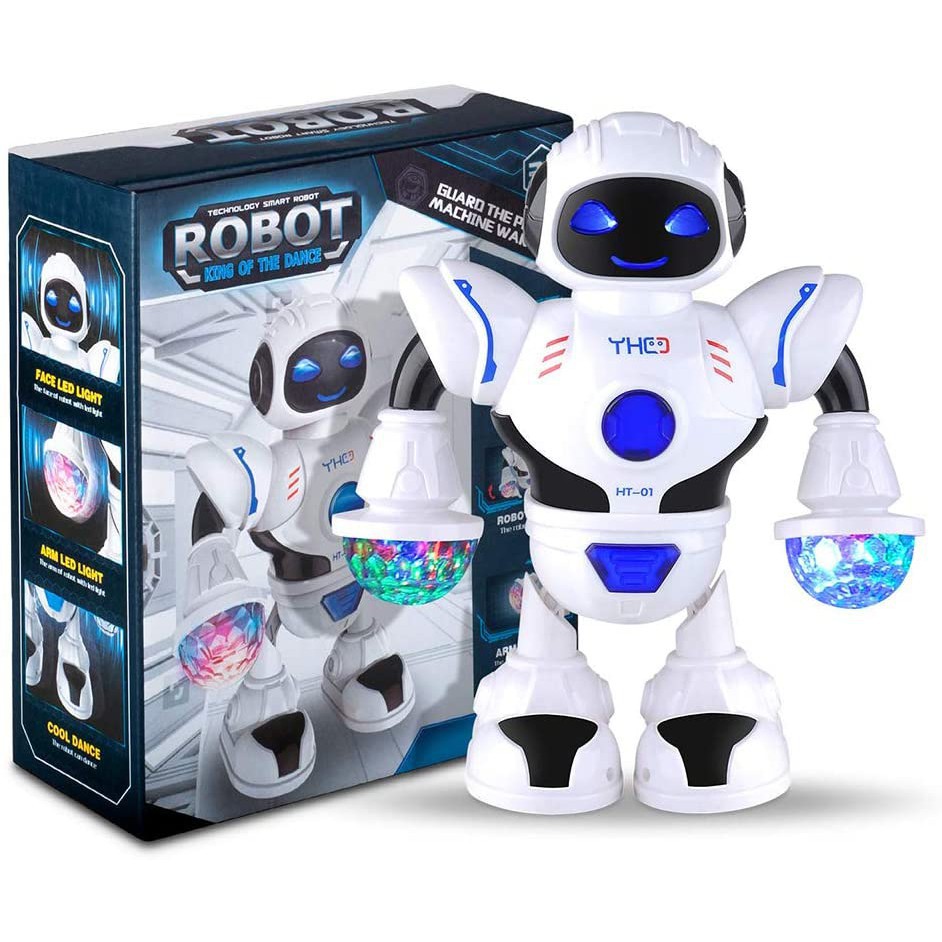 [Hoàn tiền 10%][Hoàn tiền 6%]Đồ Chơi Trẻ Em Robot Biết Phát Sáng Và Nhảy Múa Theo Nhạc Cao Cấp