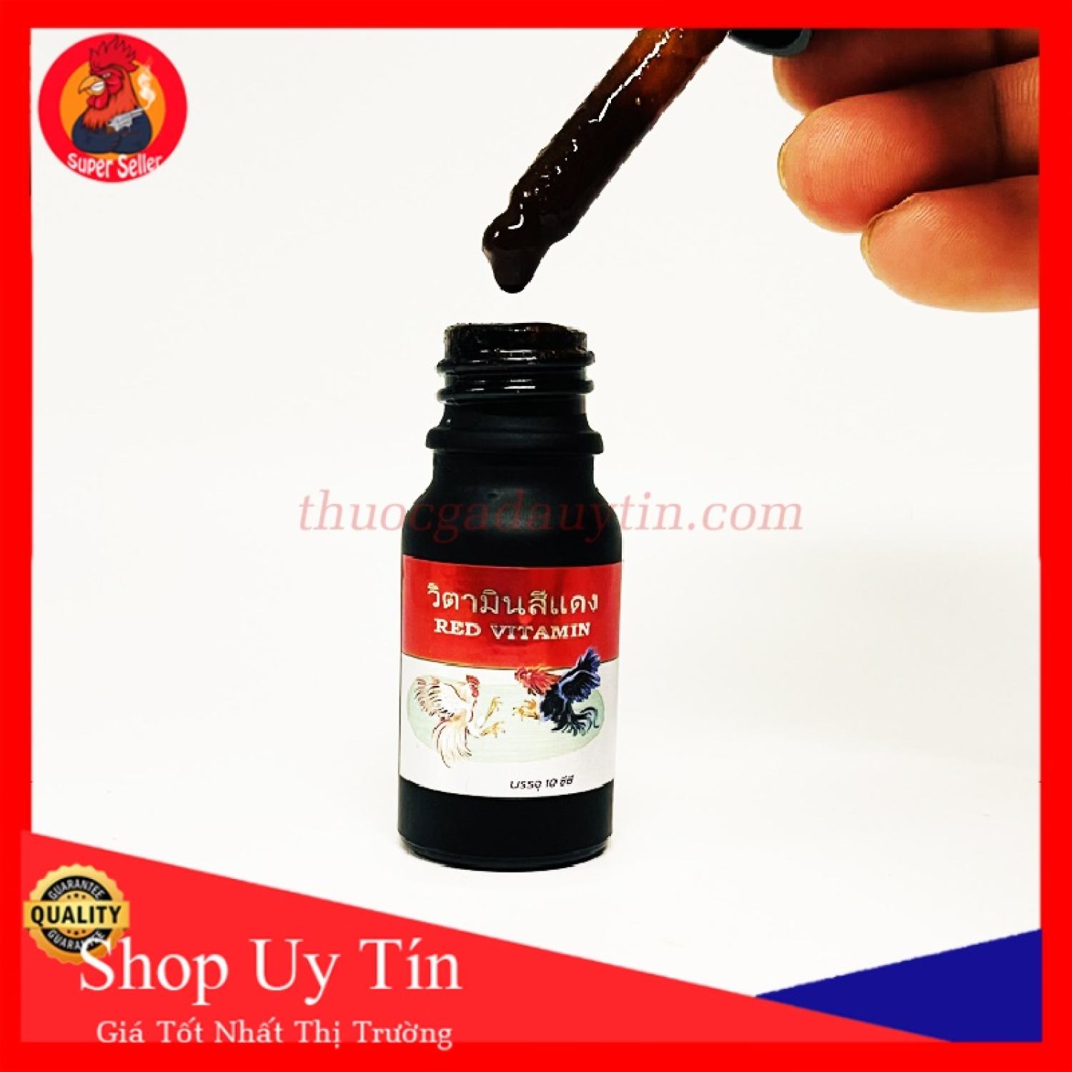 Red vitamin 10ml-nuôi gà tơ nhanh cự-mau hừng-po lớn-thailan