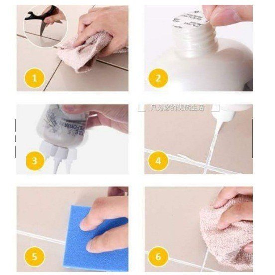 Bình xịt kẻ mạch gạch, Keo dán khe gạch