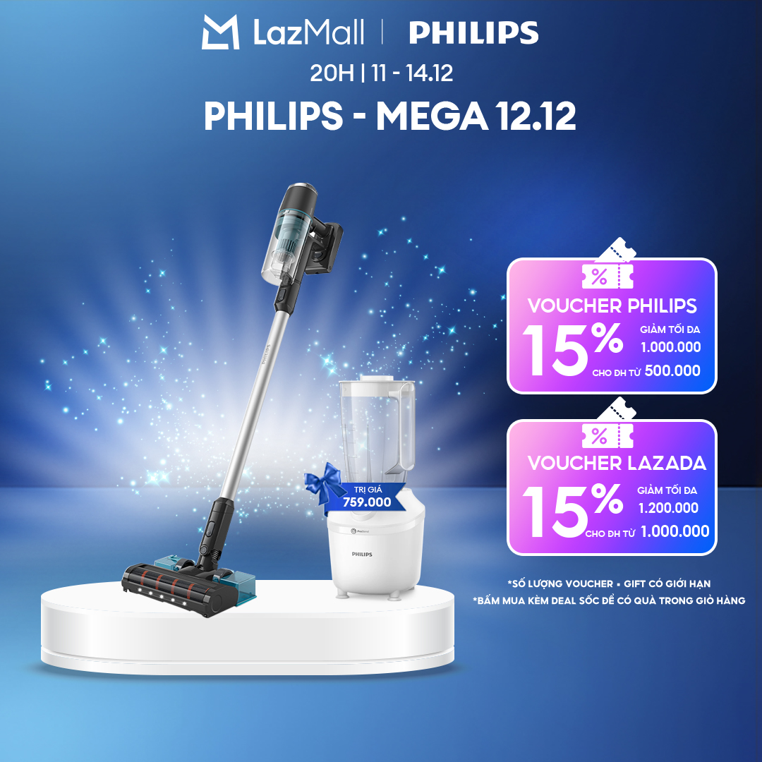  Máy Hút Bụi Không Dây Philips XC3131 01 - Hàng Phân Phối Chính Hãng 
