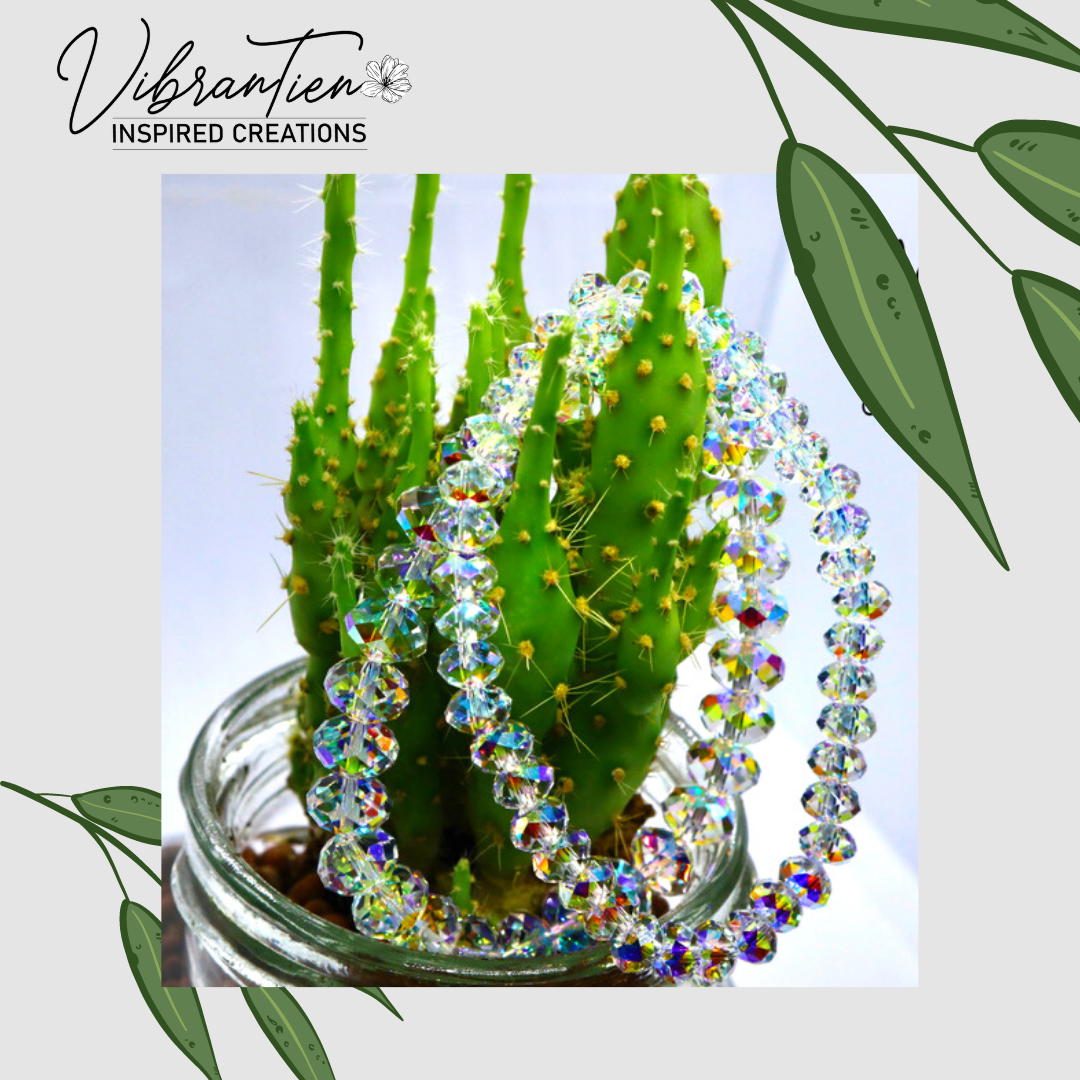 Pha lê Swarovski bánh cam 4mm/6mm/8mm