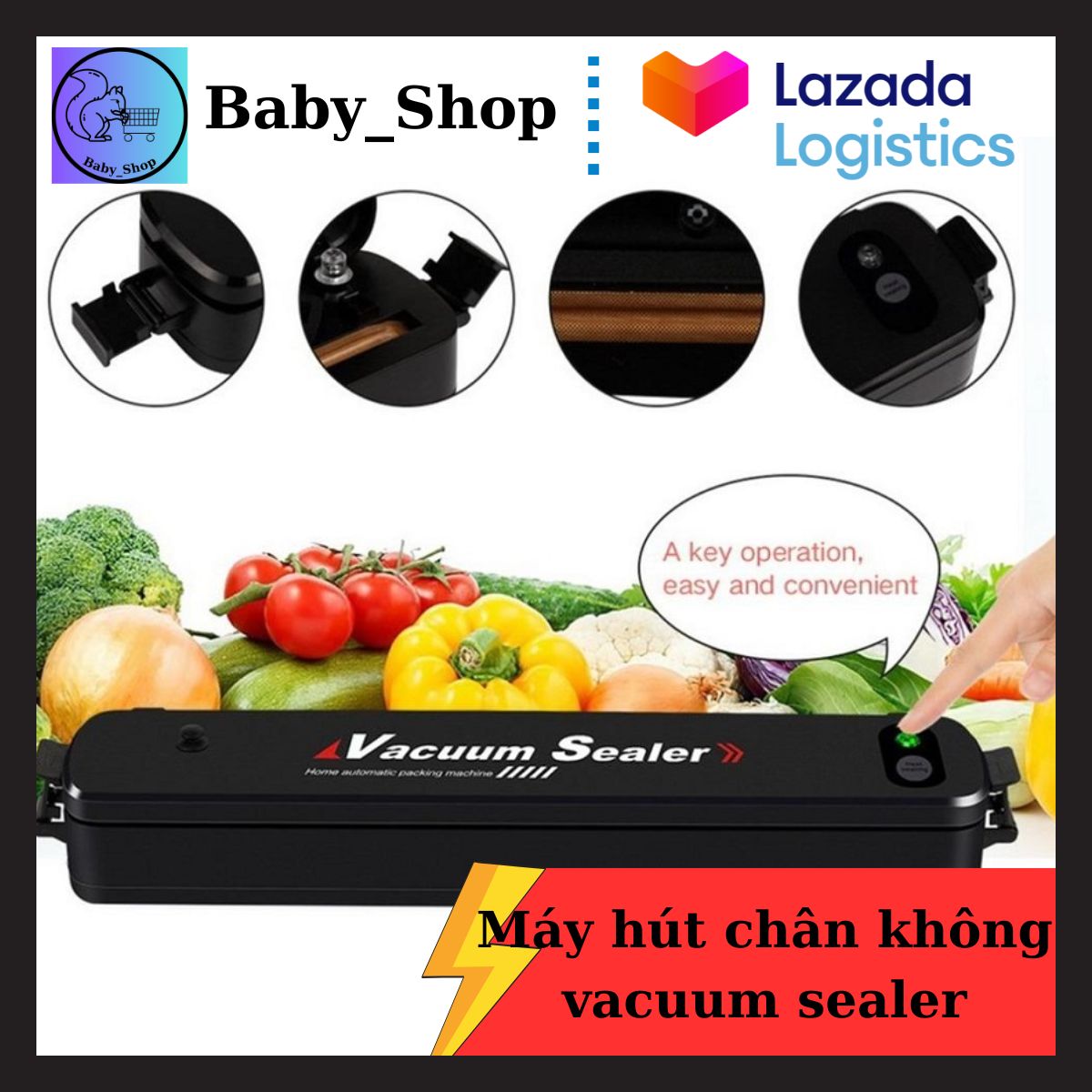 Máy hút túi chân không, máy hút chân không và hàn miệng túi. Máy Hút Chân Không Thực Phẩm Vacuum Sealer - máy hút chân không thực phẩm, máy hút chân không cao cấp.