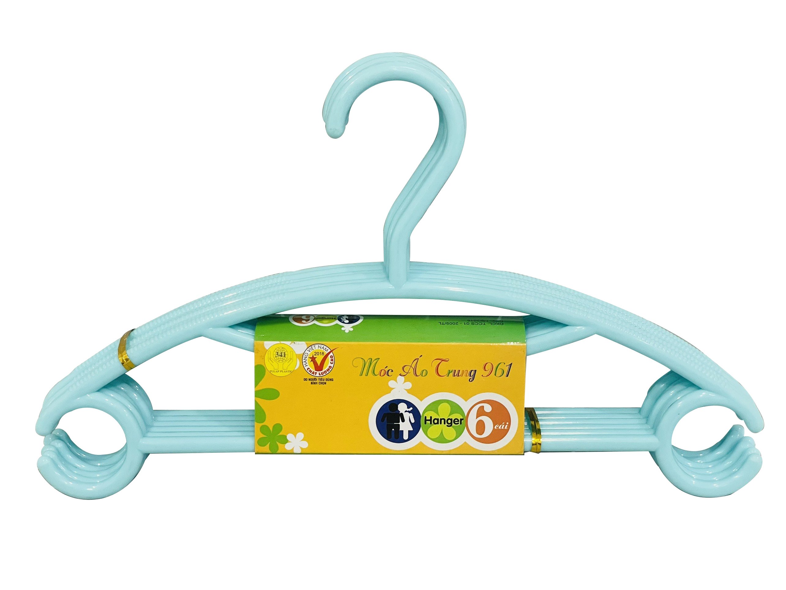 Móc áo nhựa trung tự lập tl961 - 6c