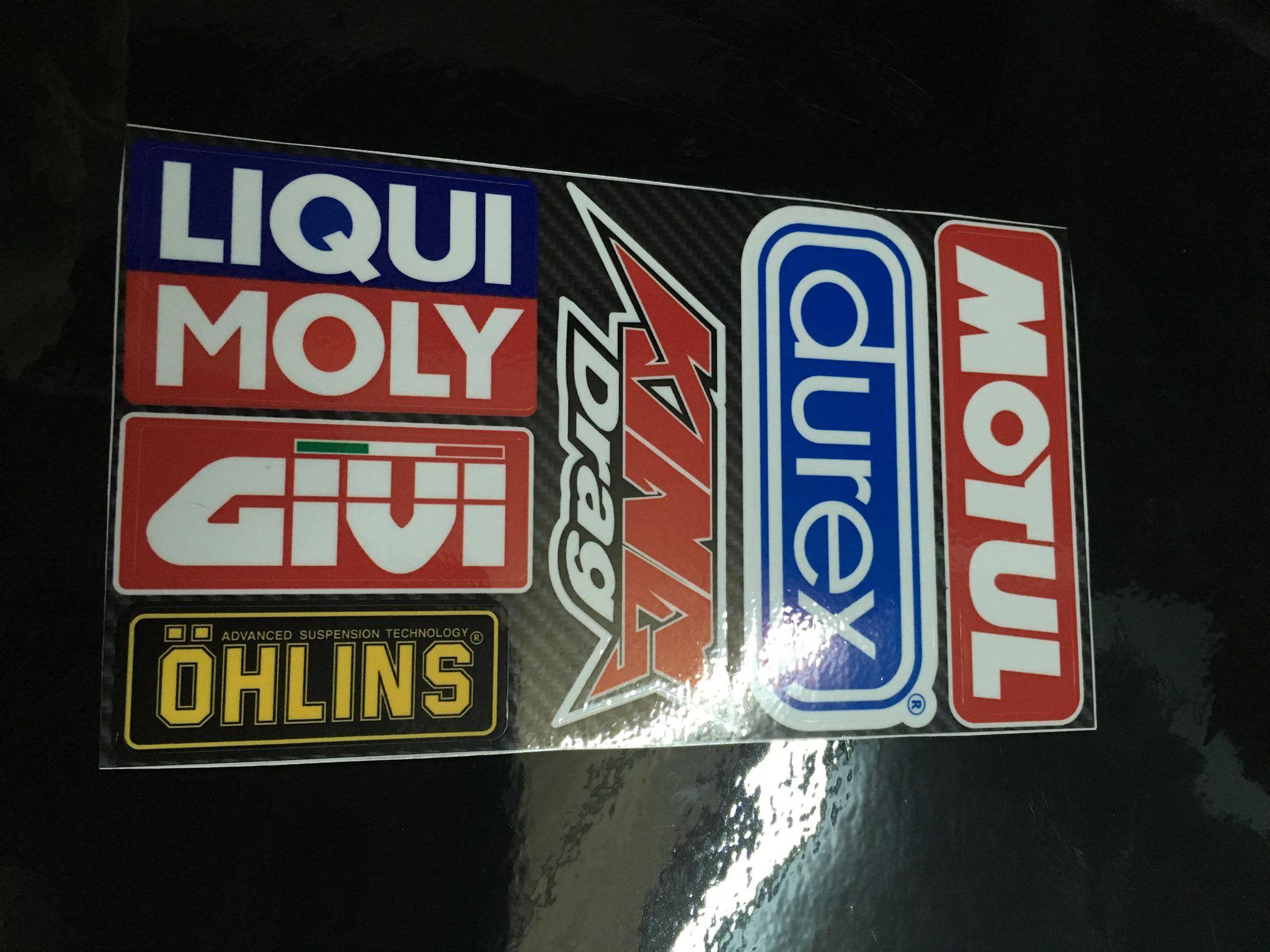 [HCM]Tem logo 10x18 kingdrag motul durex
