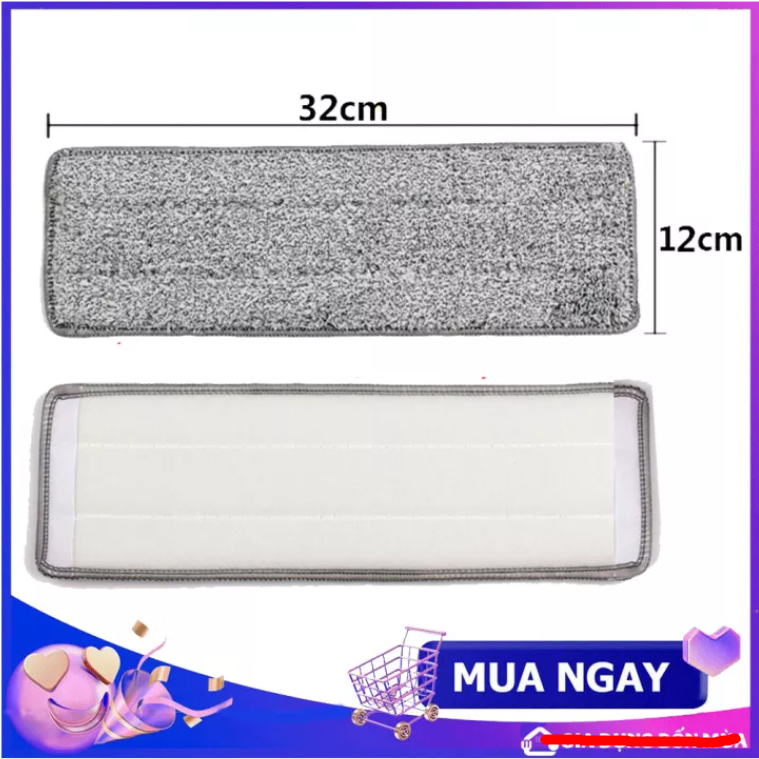 Video bông lau cho khách chọn bông lau 2 đầu của cây lau nhà 360 độ fkyfan tự vắt thông minh bong lau nha 2 dau - blnns1
