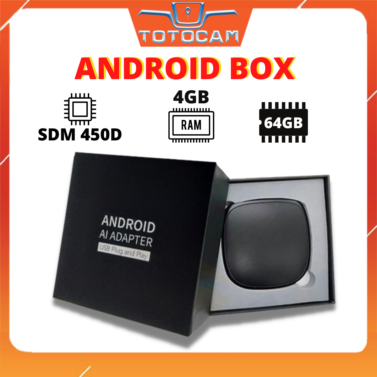 Bộ Carplay Android Box Ai - Biến Màn Zin ô tô Thành Màn Hình Android