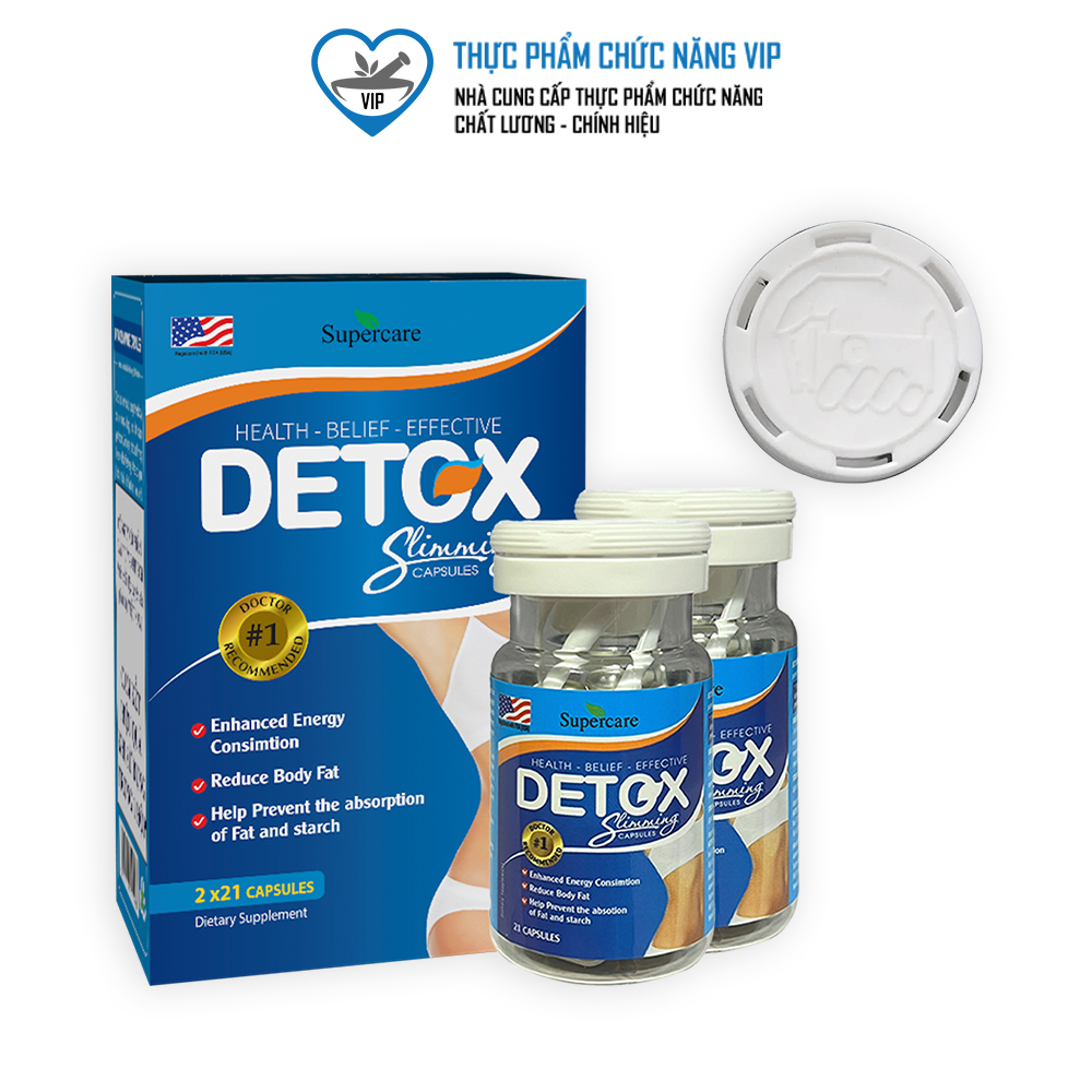 Viên uống giảm cân nhanh Detox hỗ trợ giảm cảm giác thèm ăn Slimming Capsules giúp đào thải mỡ thừa vùng bụng eo đùi cấp tốc an toàn hiệu quả tại nhà