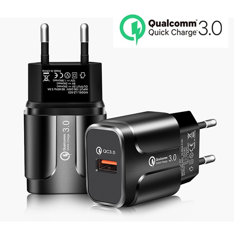 [HCM]Củ Sạc Nhanh Quick Charge QC 3.0 (1 Đầu USB) Dùng Cho Thiết Bị Iphone/ Samsung/ Android