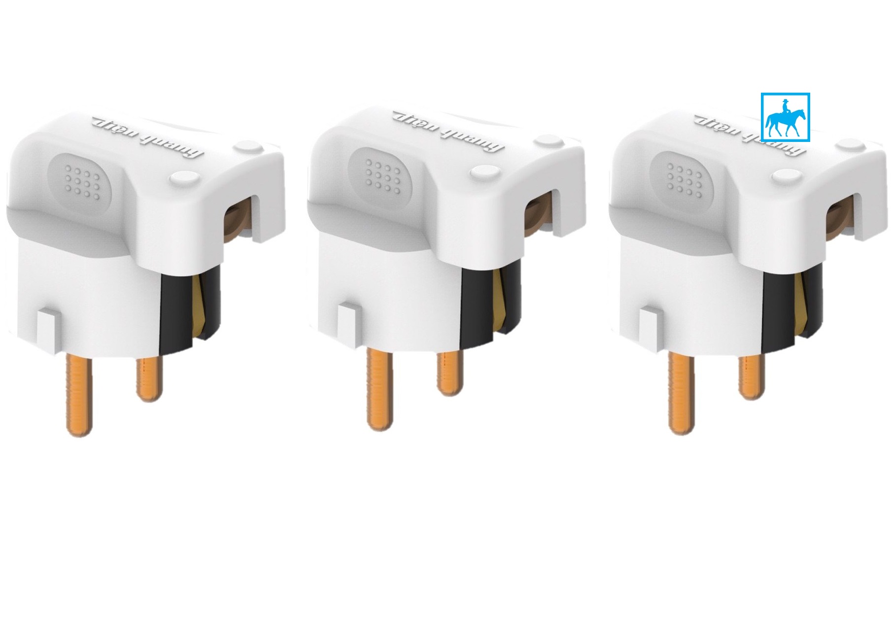 Bộ 3 phích Cắm Điện Siêu Tải góc 90 độ 4500W Chuẩn EU Korea