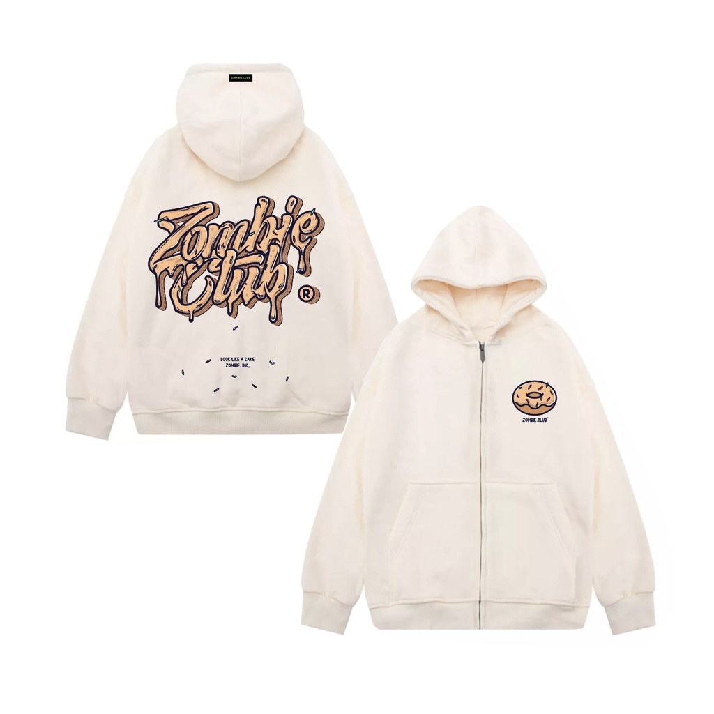 áo khoác nam áo hoodie nam áo khoác hoodie nam Áo hoddie zip donut tybo localbrand zombie.club Áo kh