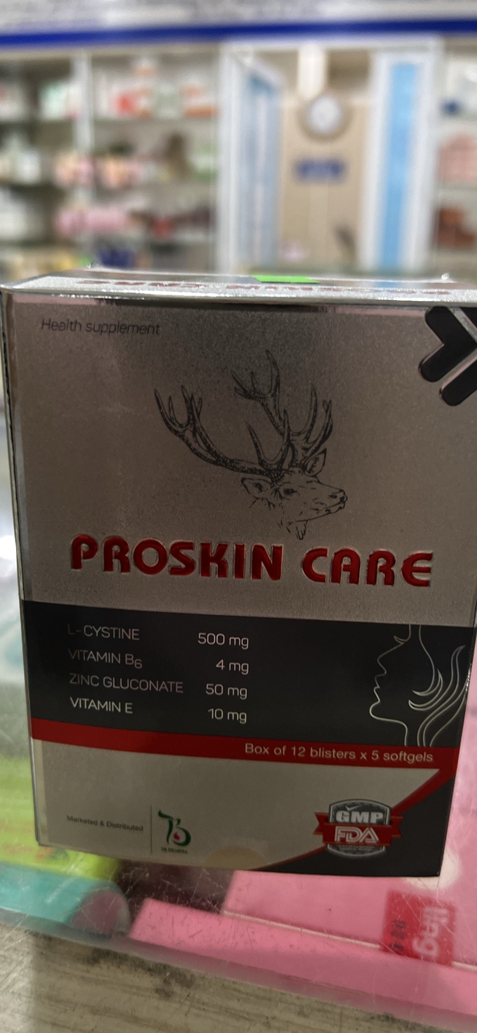 Viên uống Proskin Care giúp đẹp da chống lão hoá (Hộp 60 viên)