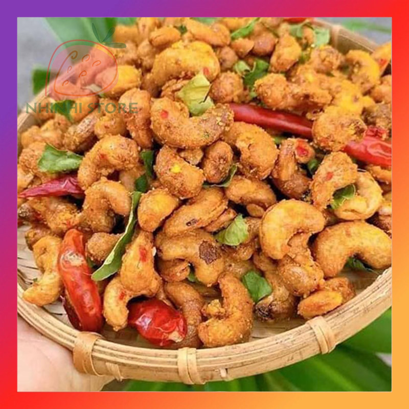 Hạt Điều Rang Bình Phước - Lon 500g - Ăn Vặt Cực Ngon - Trái Cây Sấy Nhi Nhi Store