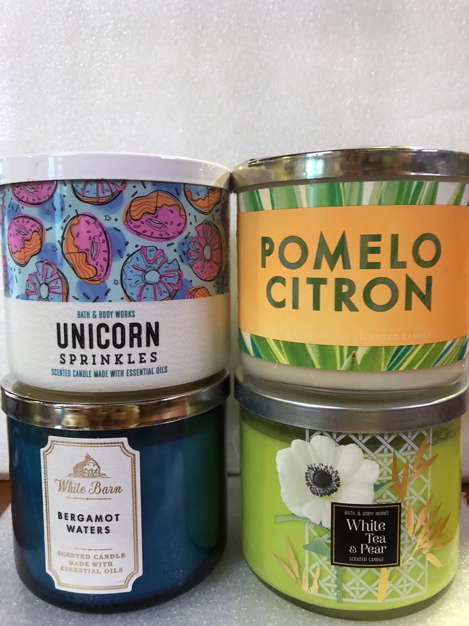Đèn cầy nến thơm 3 bấc authentic Bath & Body Works 3-wick Scented Candle 411g