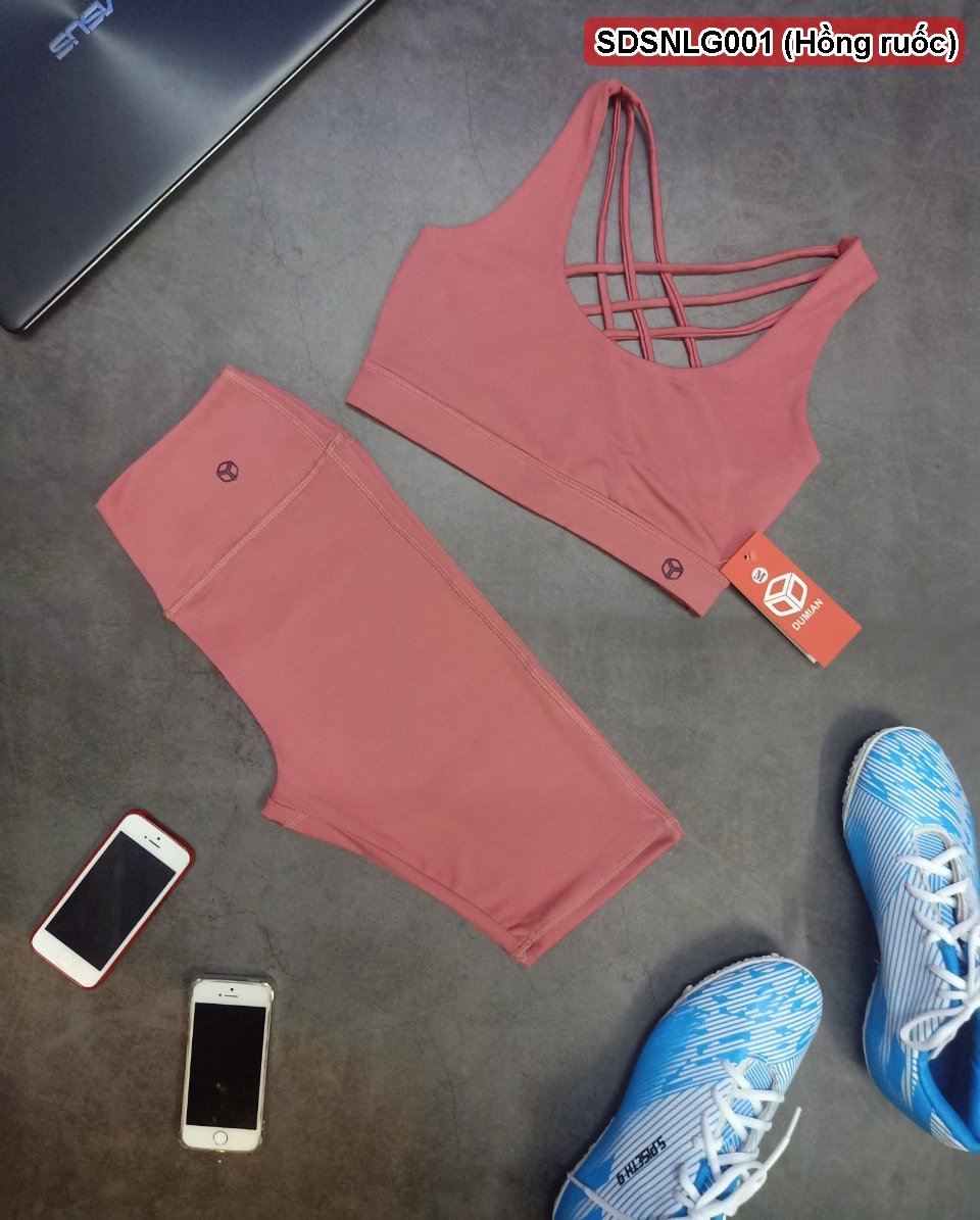 [HCM]BỘ lửng THỂ THAO Nữ LOGO Mới Áo croptop PHỐI DÂY chéo