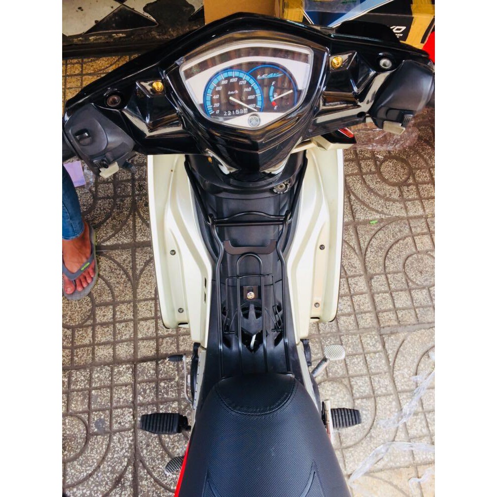Baga giữa xe exciter 2010 đen tĩnh điện 10 li
