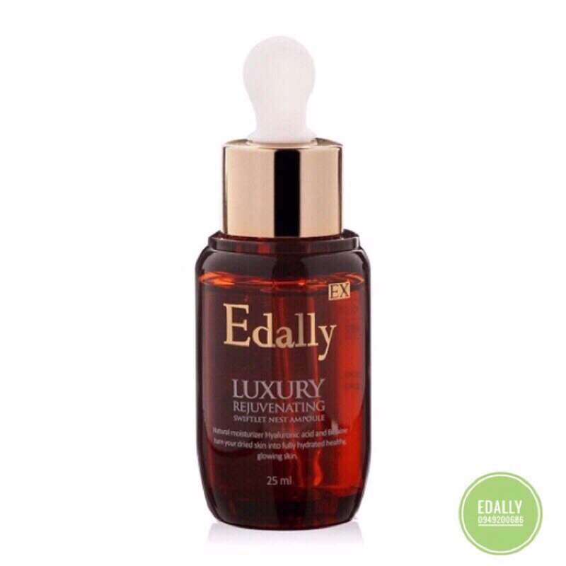 [TẶNG 5 MẶT NẠ] Huyết Thanh Tổ Yến Hàn Quốc Cao Cấp Edally Serum Cao Cấpp Chống Lão Hoá Phục hồi Da Hư Tổn do dùng kem trộn 30ml Cho Mọi Loại Dac