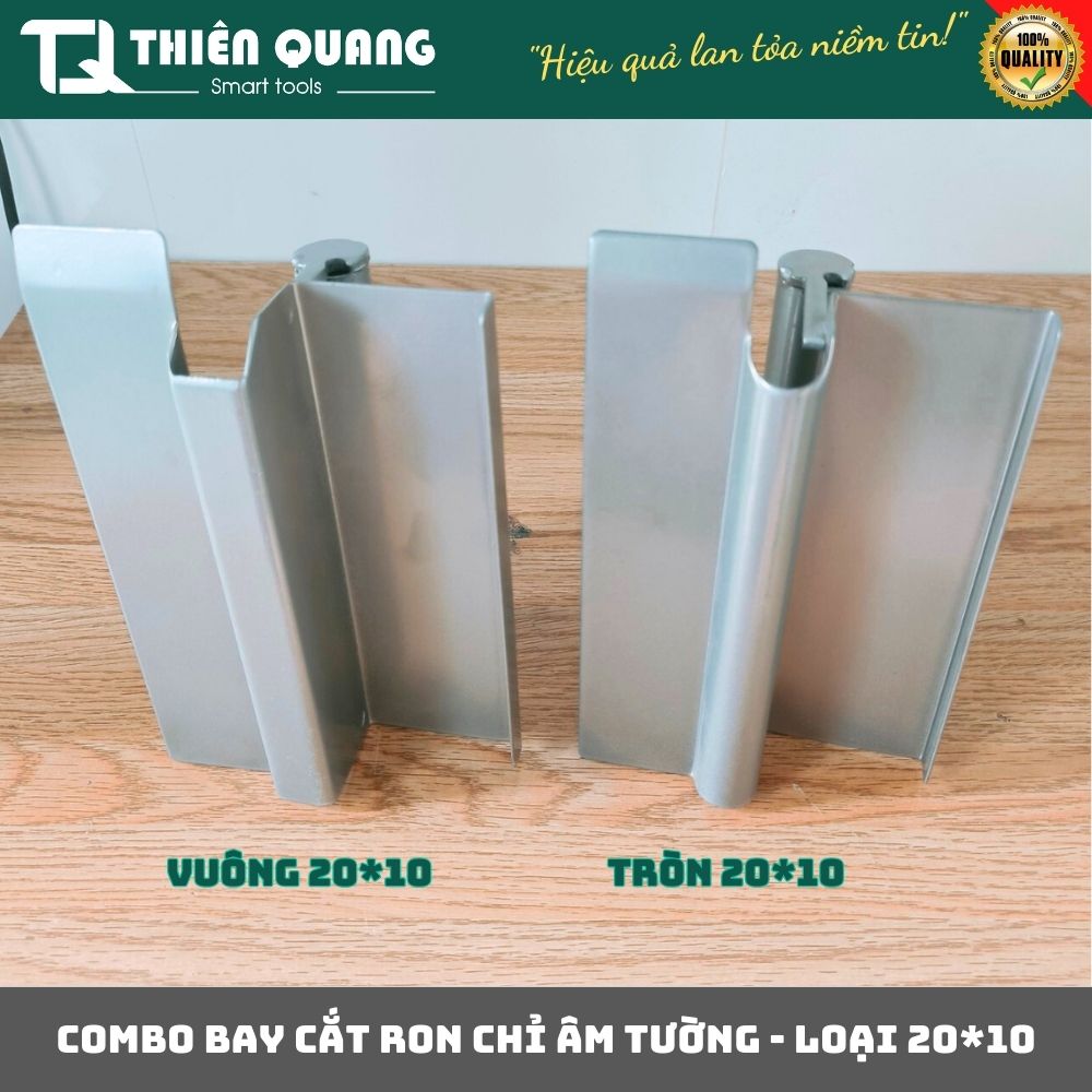 COMBO bay cắt chỉ âm tường TRÒN & VUÔNG 20x10mm - Thiên Quang Smart tools