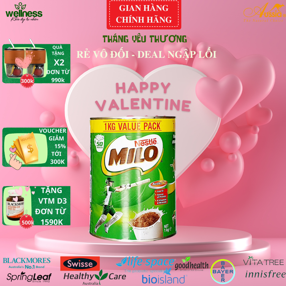 Sữa Bột Milo Của Úc 1kg hộp - sữa bột