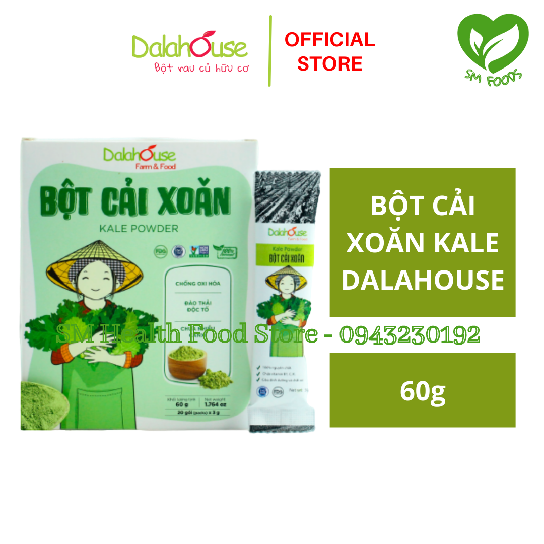 Bột Cải Xoăn Kale Sấy Lạnh Dalahouse 60g