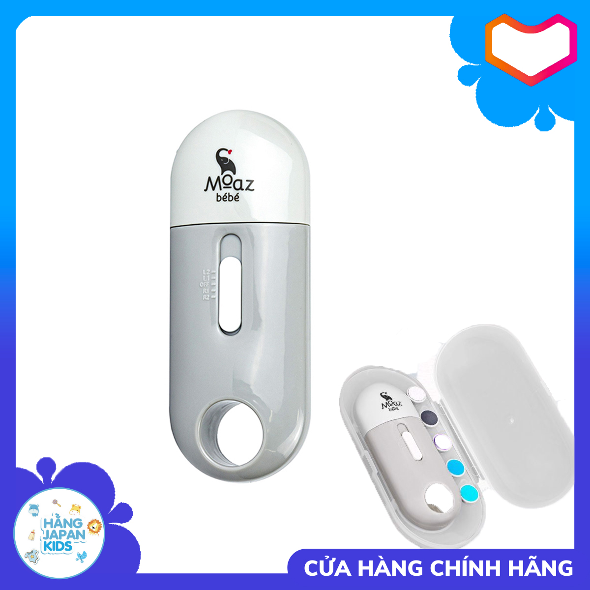 Máy dũa móng tay Moaz Bebe MB015 - CHÍNH HÃNG