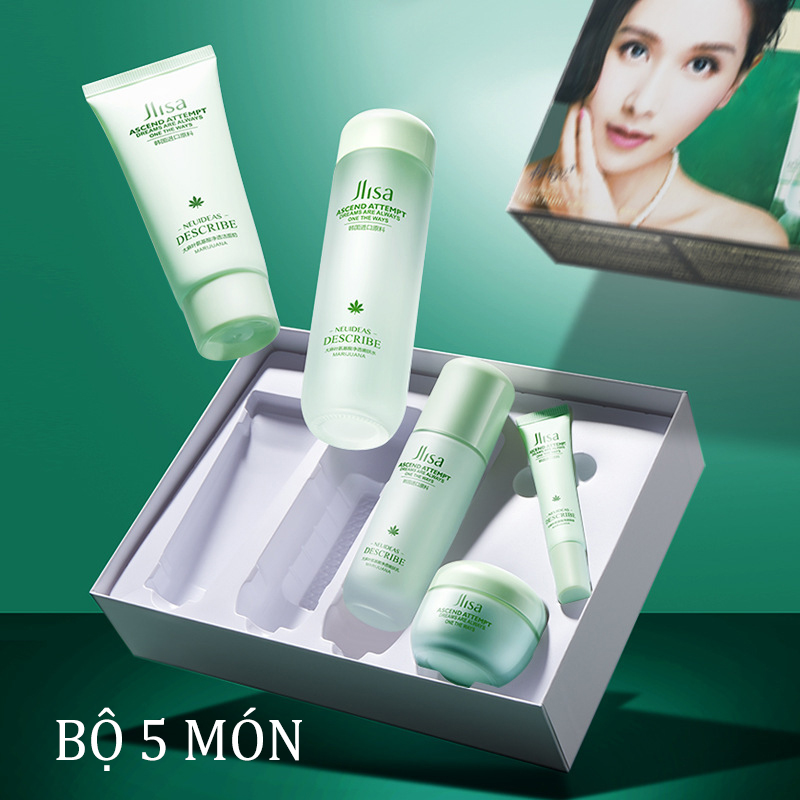 [FREE SHIP MAX]Bộ 6 Sản Phẩm Chăm Sóc Da-Sữa rửa mặt, nước tinh chất, kem dưỡng da, kem dưỡng trắng da, kem dưỡng mắt, tinh chất làm trắng da- 100g + 130ml + 20+15+100ml + 50g-Dưỡng ẩm và cấp nước-làm trắng và sáng da-cải thiện làn da bị mụng
