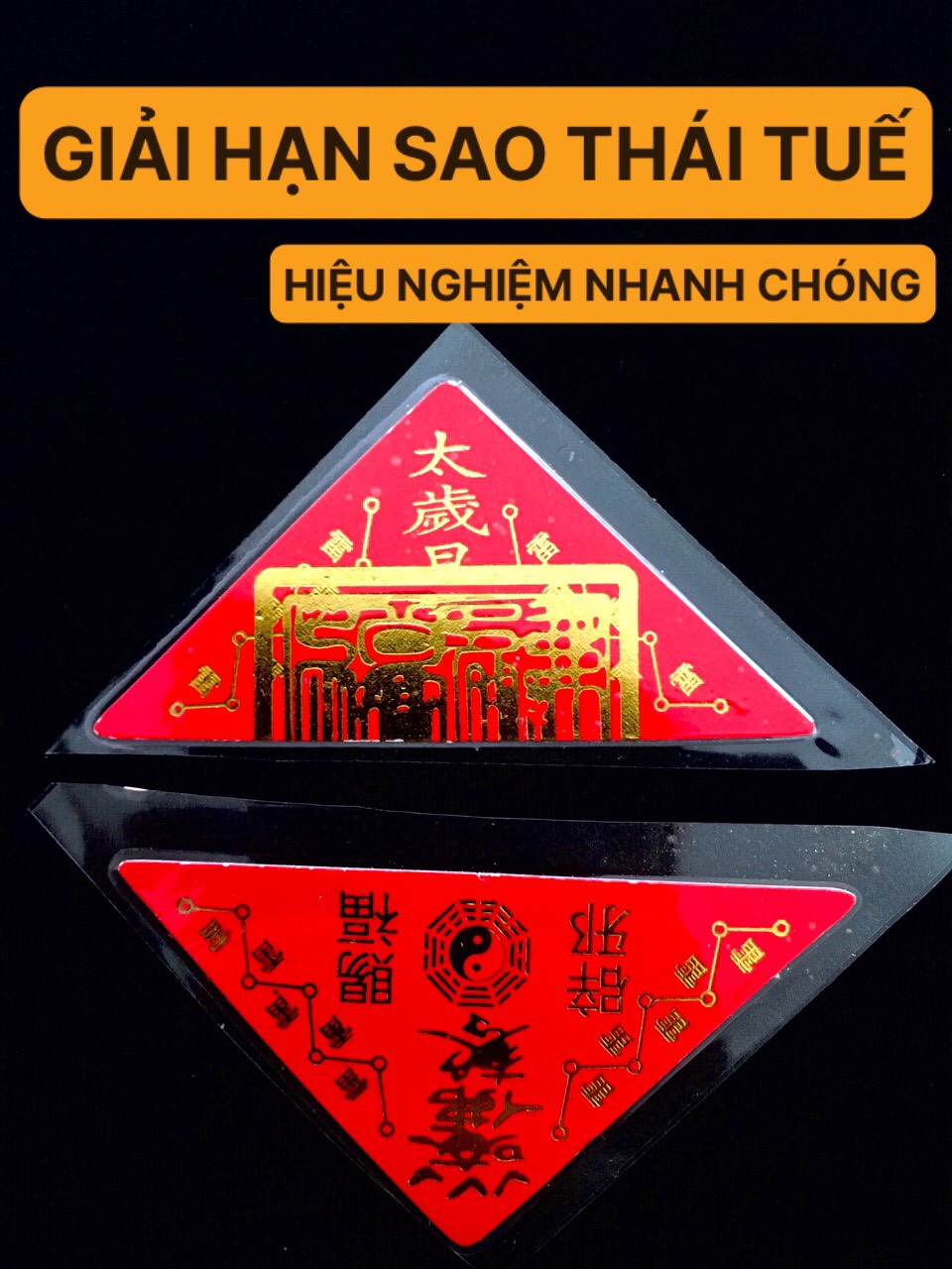 [HCM]Linh Phù tam giác thái tuế - Năm Tuổi giải hạn sao năm tuổi - Đã chú