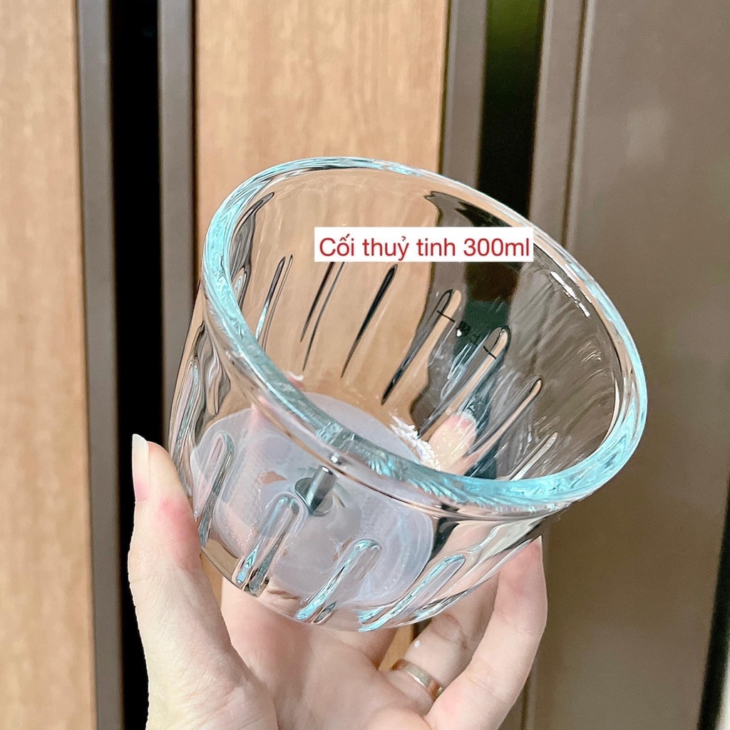Cối thủy tinh máy xay topwow 0,3 lít