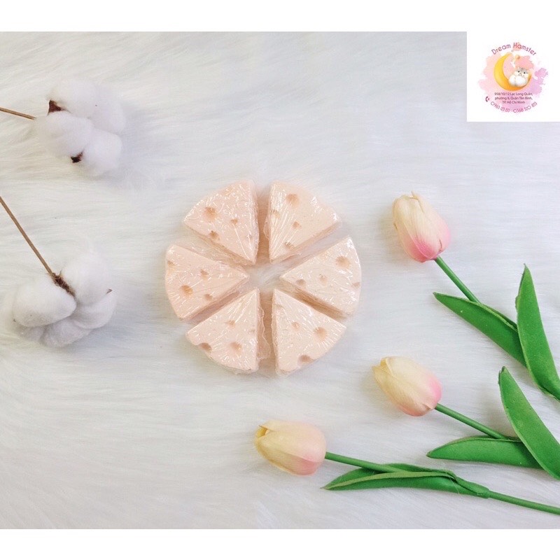 Đá mài răng phô mai bổ sung canxi & vitamin C cho hamster