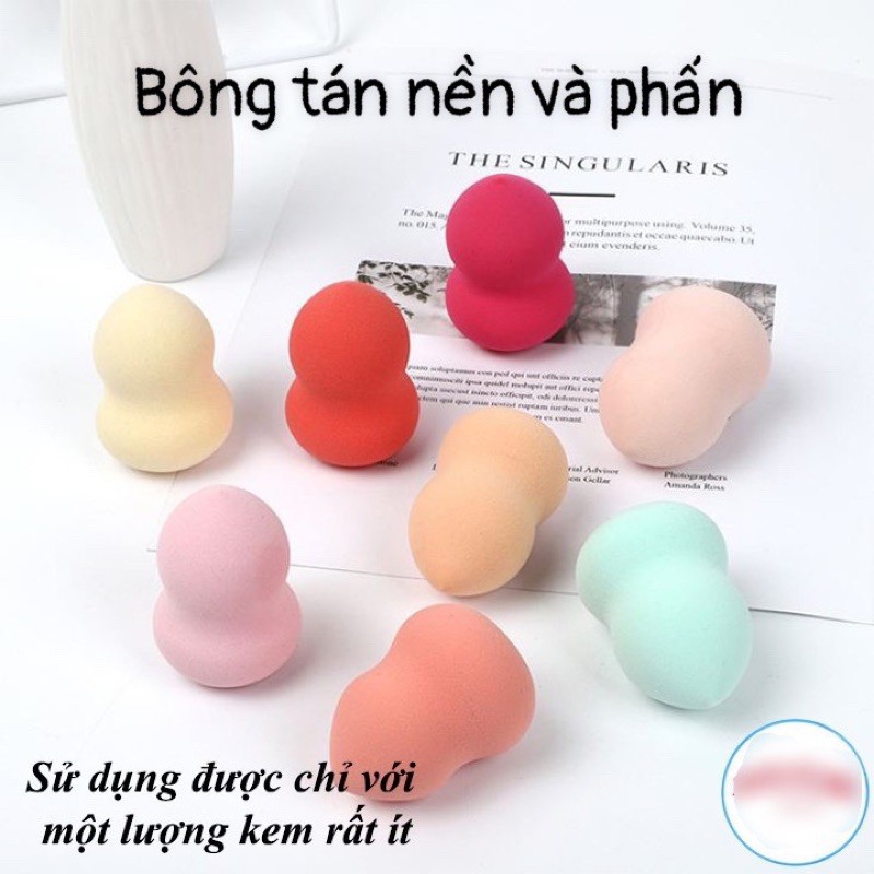 Bông mút tán kem dưỡng, kem nền, phấn nước [ Noon Fashion]