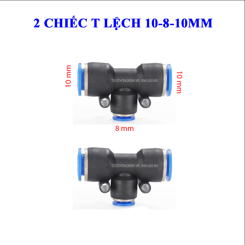 Chia t lệch ống 10mm ra 8mm