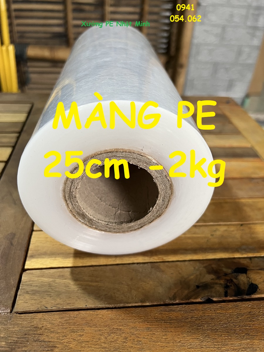Màng pe, màng co, màng quấn 25cm