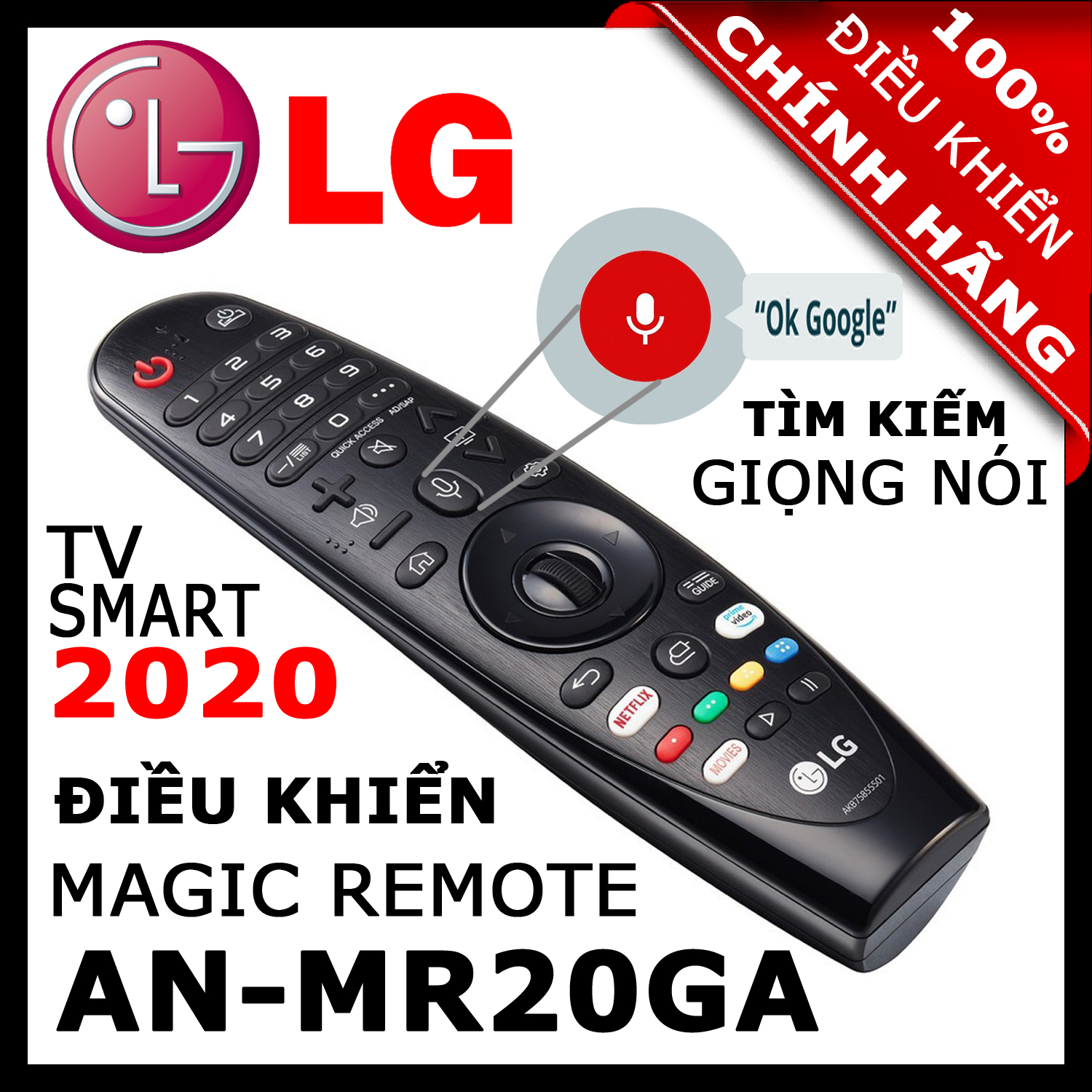 ĐIỀU KHIỂN Remote Tivi LG AN-MR20GA thay thế AN-MR19BA và AN-MR18BA và AN-MR650A có Giọng nói Chuột bay cho tivi LG 2020, 2019, 2018, 2017 Magic Remote AN-MR20GA mã số AKB75855501 HÀNG XỊN. Remote cho tivi LG sản xuất năm 2020