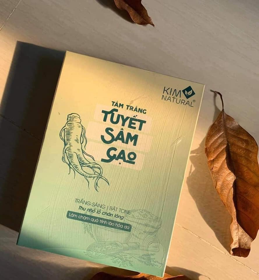 Tắm Trắng Tuyết Sâm Gạo Kim Natura