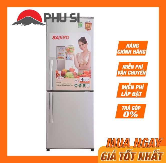 ✅Tủ Lạnh Sanyo SR-345RB 335 lít - Hàng chính hãng
