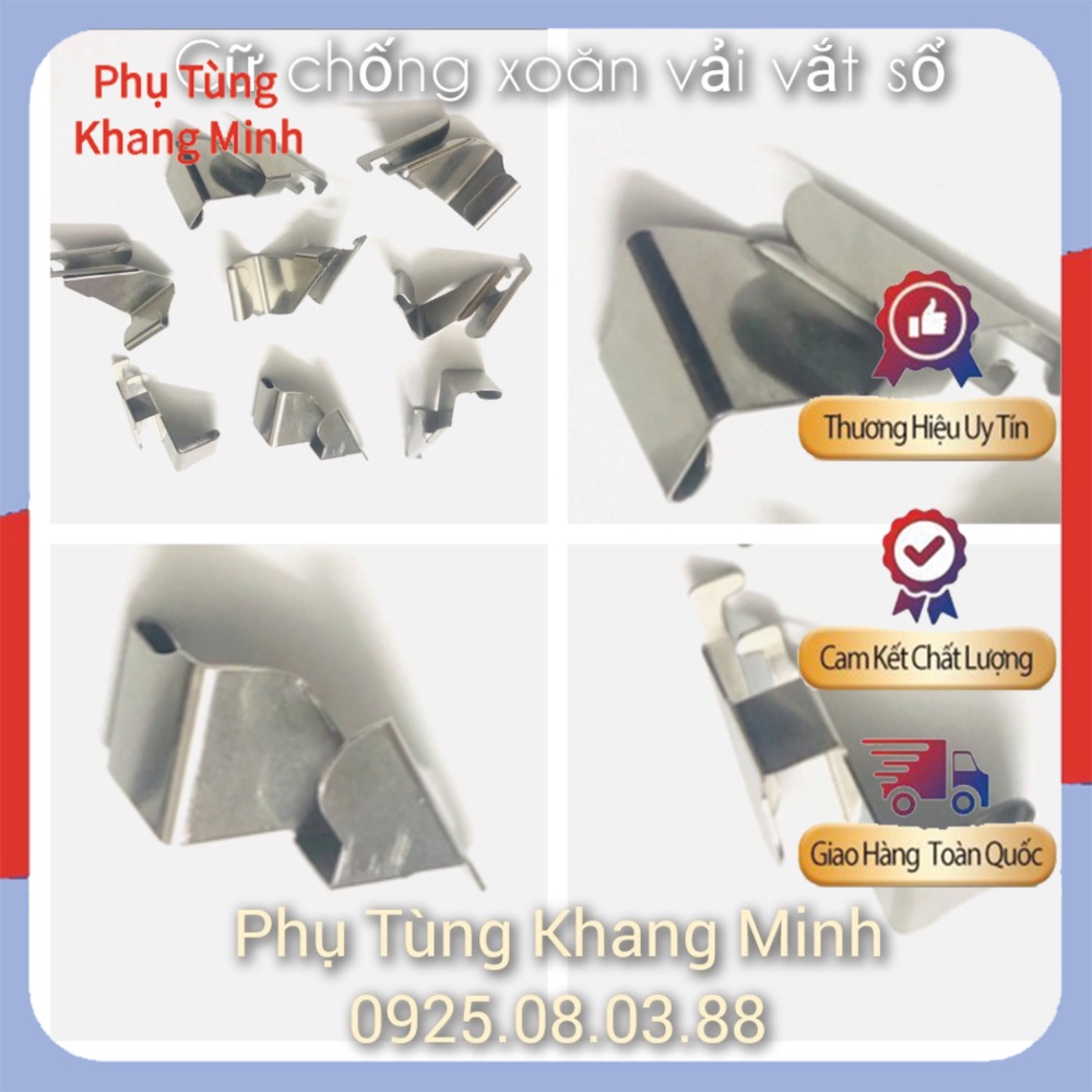 Cữ chống xoăn vải vắt sổ - cữ chống nẹm vải - chém vải máy vắt sổ - cữ chống lẹm vải, chống chém, xén vải cho máy vắt sổ