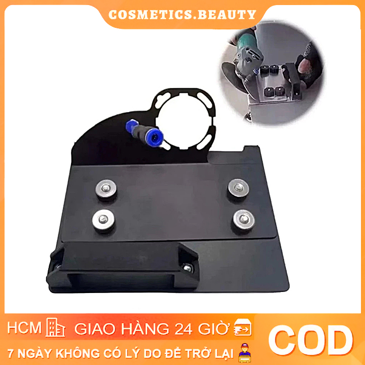 Chân đế máy mài góc, bàn cắt gạch, bàn cắt vát 45 độ kèm dao cắt cầm tay cắt góc 45 độ