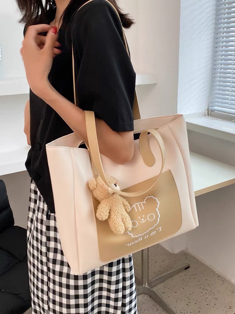 Túi xách công sở nữ tote da pu mềm vừa A4 đeo vai đẹp thời trang đi học cao cấp giá rẻ HT095