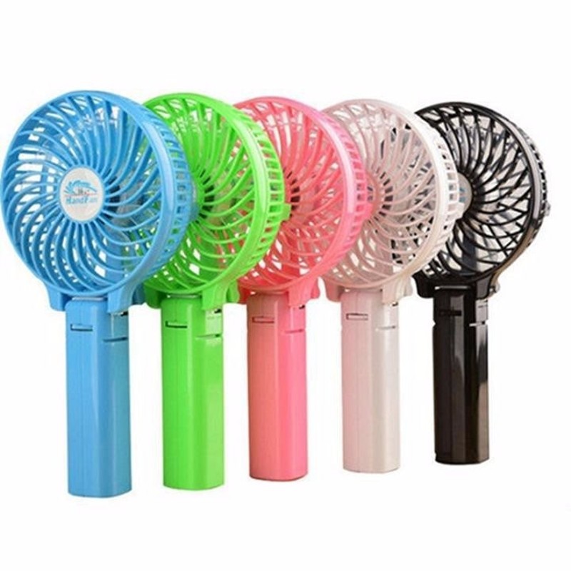 Quạt sạc mini cầm tay có đèn