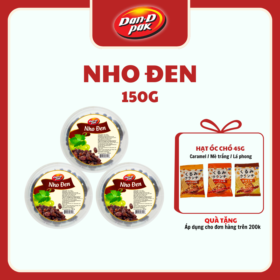 Nho đen jumbo 150g dan dpak