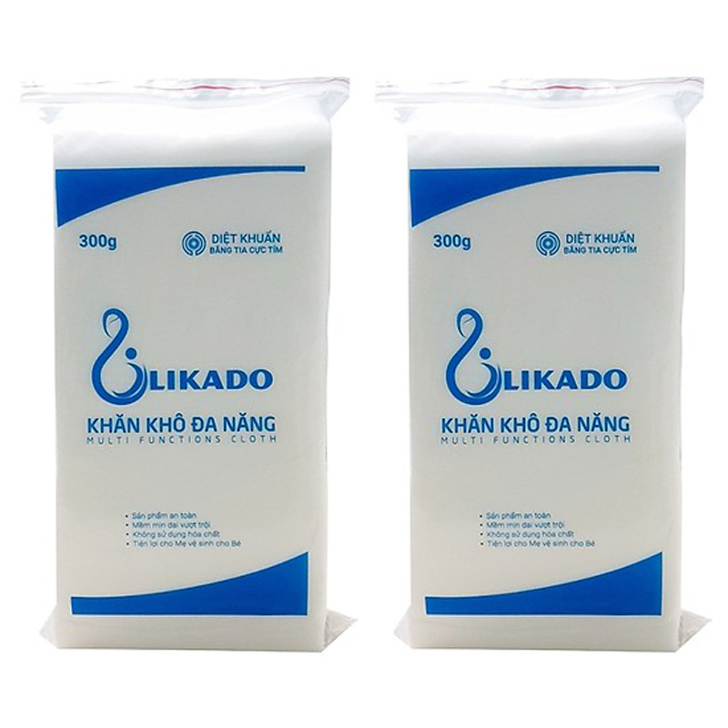 Khăn vải khô đa năng Likado gói 300g