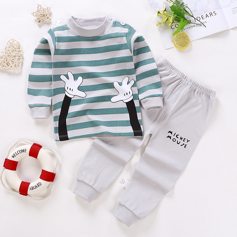 Set quần áo thu đông dài tay cho bé trai bé gái