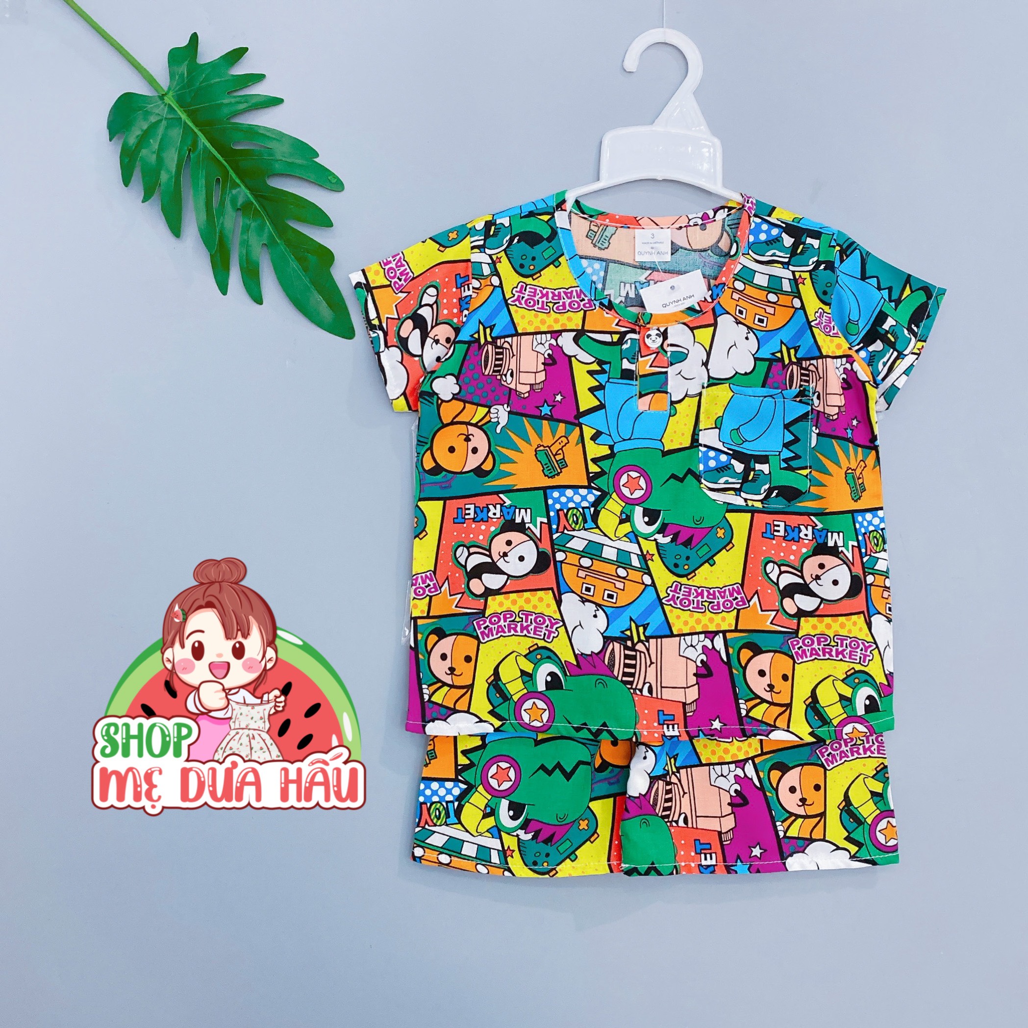 Bộ tole đùi bé trai shop mẹ dưa hấu 8-32kg