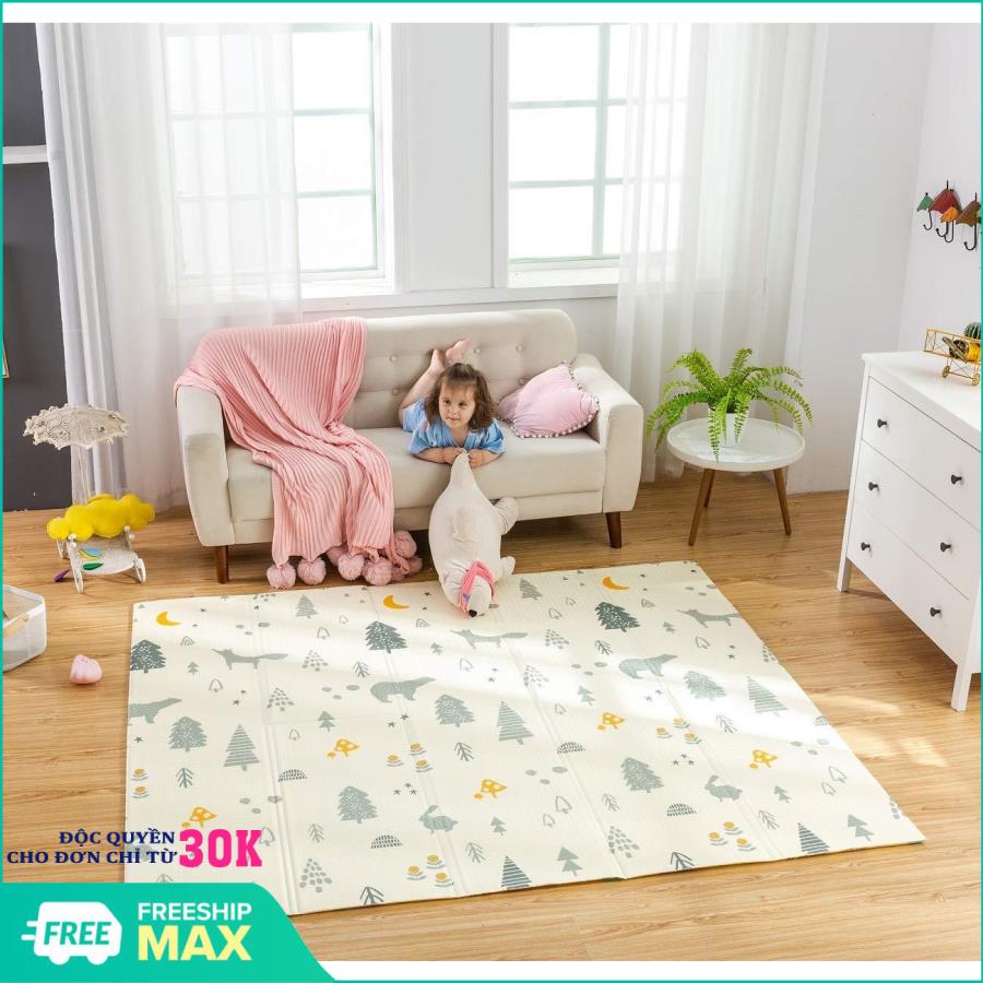 Thảm xốp - Thảm xốp X P E  Silicone 2 mặt cao cấp chống trơn trượt, chống nước (MẪU NGÂU NHIÊN)  - ĐẢM BẢO CHẤT LƯỢNG