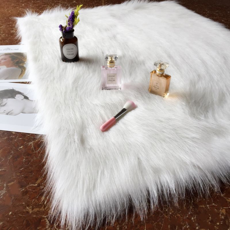 [HCM]Thảm lông trắng - phụ kiện chụp hình sản phẩm - trang trí nhà cửa - nhiều kích thước