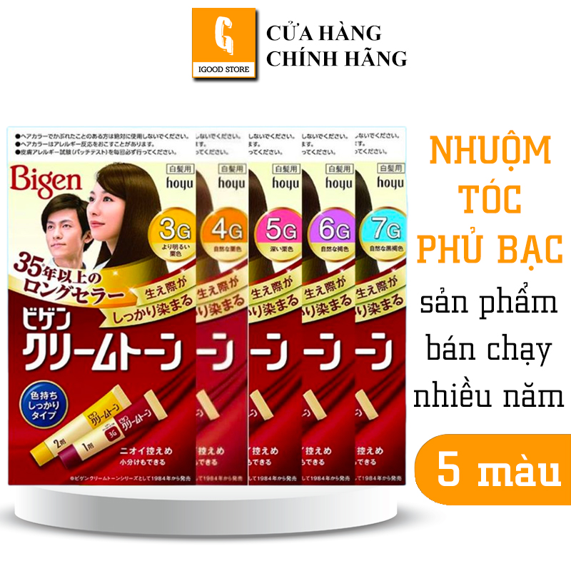 Thuốc nhuộm tóc phủ bạc Bigen Nhật Bản