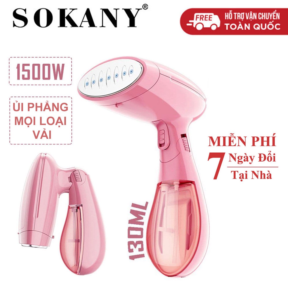 Bàn là hơi nước cầm tay là máy cầm tay du lịch sokany 3060 - bàn ủi hơi nước bền đẹp