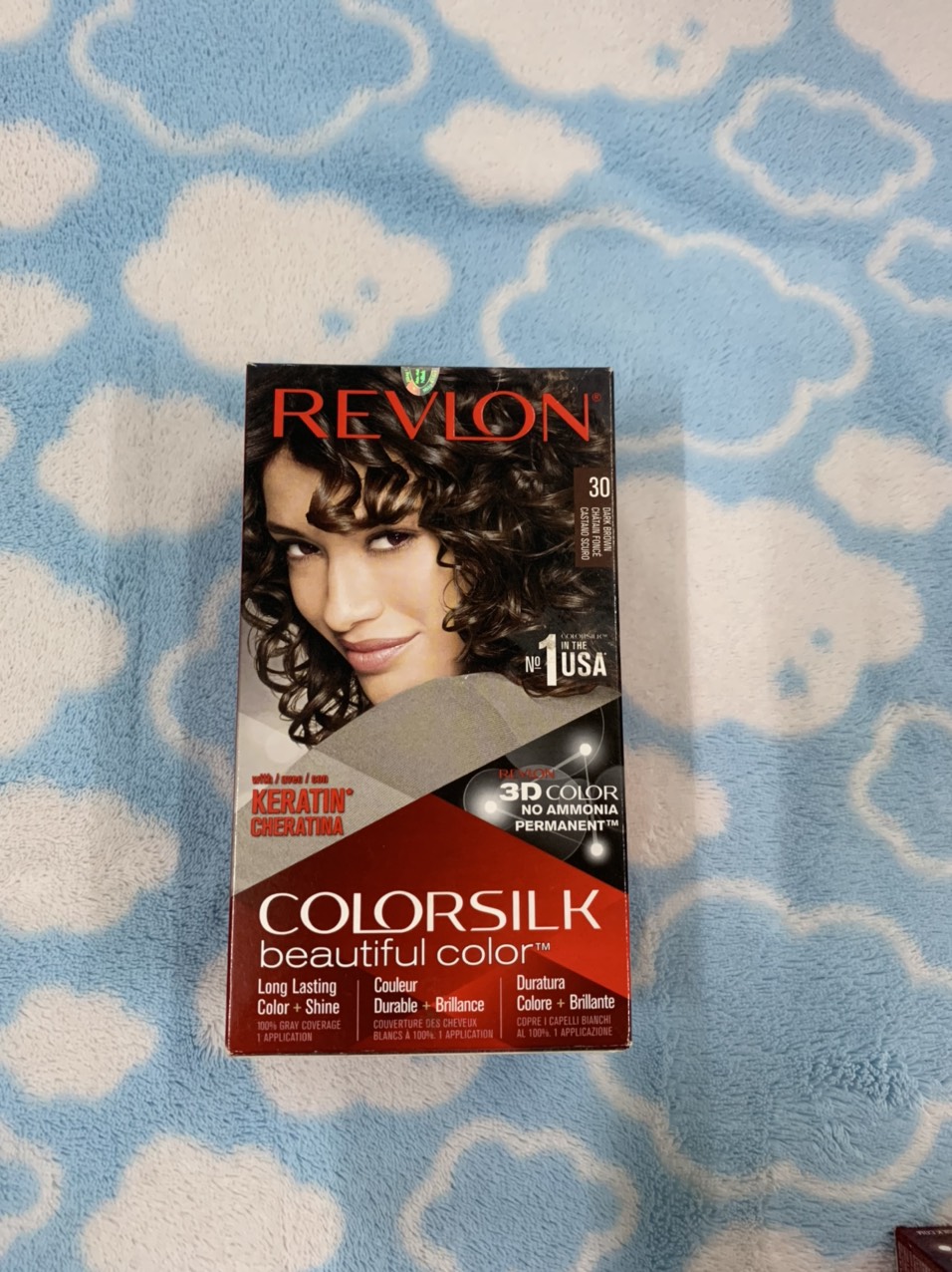 Nhuộm tóc thời trang Revlon Colorsilk 3D - 30 Dark Brown - Nâu Sẫm