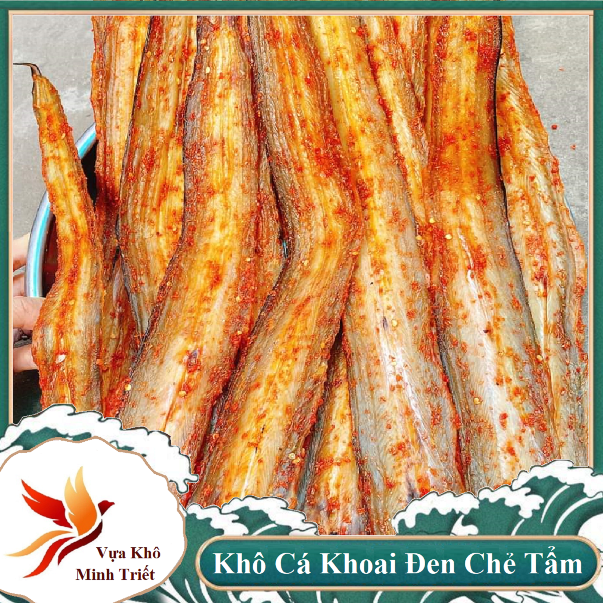 KHÔ CÁ KHOAI  CHẺ ĐÃ BỎ ĐẦU ĐẶC SẢN NHA TRANG 500GR VỰA KHÔ MINH TRIẾT