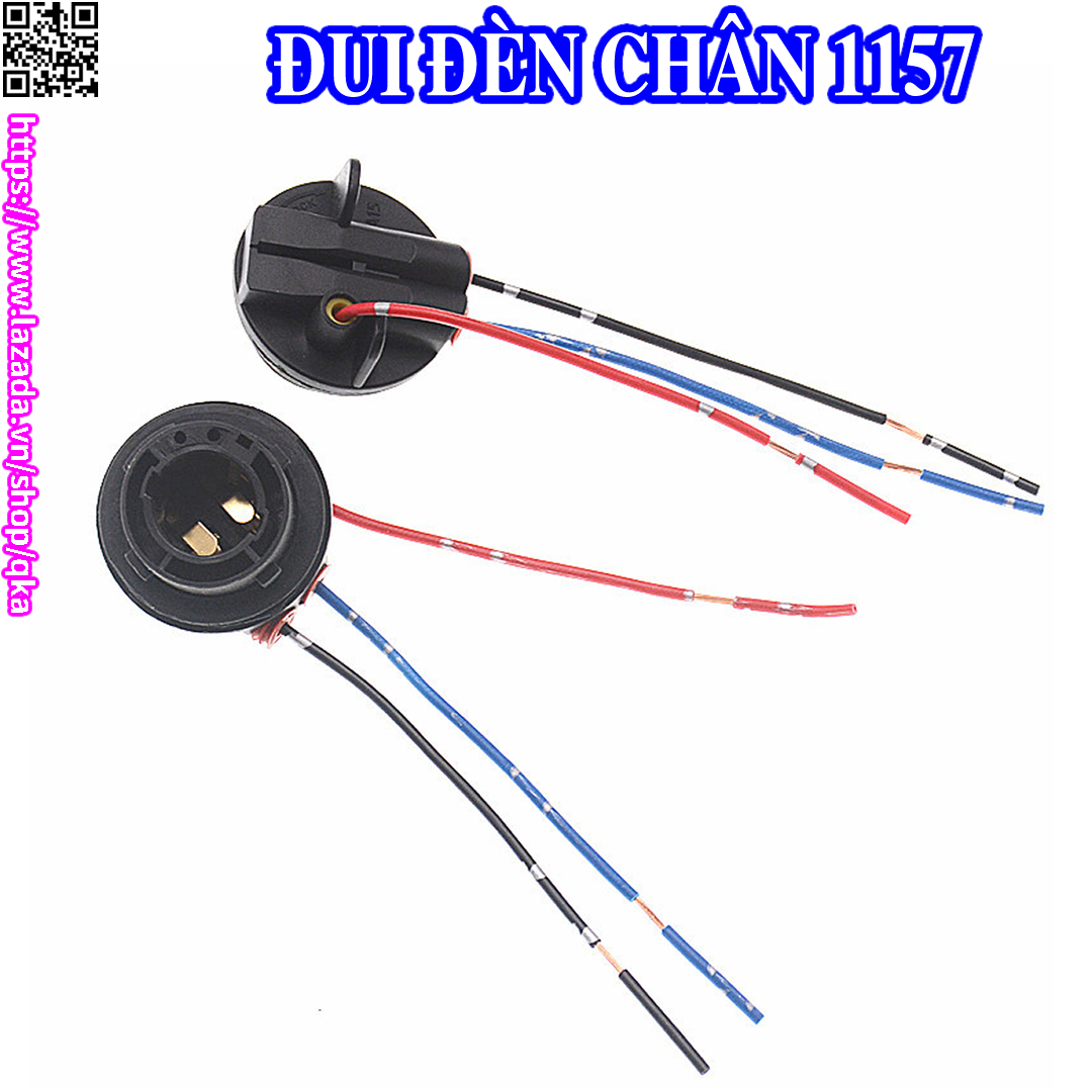 Đuôi đui đèn 1157 gắn xi nhan, đèn hậu xe ô tô, xe máy